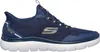 Skechers Sneakers 233045-NVYL in Navy Mesh/Yellow Tpu color Produktbild-Vorschau 2
