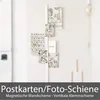 Kartenschiene Card Rail weiß 114 cm inkl. Magnete Produktbild-Vorschau 10