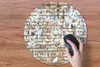 MuchoWow® Mauspad Mousepad Ziegel - Wand - Poster 50x50 cm Produktbild-Vorschau 3