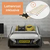 Autobett 80x160 cm Kinderbett Jugendbett mit Rausfallschutz Produktbild-Vorschau 6