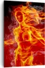 Bild auf Leinwand - Leinwandbild - Einteilig - Frau Flammen Produktbild-Vorschau 1