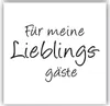 5 x 20 Servietten Für meine Lieblingsgäste 33 x 33 cm Produktbild-Vorschau 1