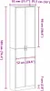 vidaXL Kleiderschrank Sonoma-Eiche 55 x 25 x 189 cm Produktbild-Vorschau 8