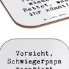 Mr. & Mrs. Panda Holzuntersetzer Spruch Schwiegerpapa Produktbild-Vorschau 5