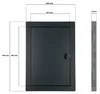 ADGO – Revizní Dvířka 20x40, Revizní Klapka – Grafit, na Náhled obrázku produktu 8