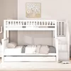 Merax Etagenbett 90x200/140x200/90x190cm Ausziehbett mit Produktbild-Vorschau 2