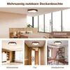 COSTWAY 24W LED Deckenleuchte energiesparend, Deckenlampe Produktbild-Vorschau 7