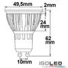 ISOLED GU10 LED Strahler 5,5W COB, 38°, warmweiß, dimmbar Produktbild-Vorschau 6
