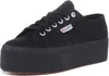 A studio shot of a black platform sneaker. Anteprima dell’immagine prodotto