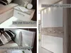 A collage of images showing different aspects of a bedroom set, including a nightstand, headboard, and wardrobe. Produktbild-Vorschau