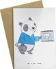 Mr. & Mrs. Panda babykarte Facharzt für Radiologie Herz - Produktbild-Vorschau 1