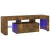 vidaXL TV-Schrank mit LED-Leuchten Räuchereiche 120x35x40 Produktbild-Vorschau 3