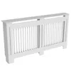 A white radiator cover with vertical slats. Anteprima dell’immagine prodotto