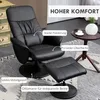 HOMCOM relaxfauteuil met voetenbank, tv-fauteuil met Productafbeelding-voorbeeld 6