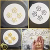 A collage of images showing flower-shaped pasta being made and presented. One image shows the pasta shapes on a white disk, another shows the pasta cutter, and a final image shows the pasta shapes scattered on flour with the word "Sakura" written in script Náhľad obrázku produktu