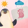 Mr. & Mrs. Panda Badteppich Axolotl Hurra - Weiß - Produktbild-Vorschau 2