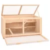 vidaXL Klatka dla chomika 104x52x54 cm z litego drewna Podgląd zdjęcia produktu 2