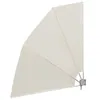 Skladacia bočná markíza na balkón, krémová 210x210 cm Náhľad obrázku produktu 1
