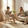 Fotel bujany HOMCOM, fotel relaksacyjny do 120 kg, Podgląd zdjęcia produktu 9