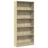 vidaXL Bibliothèque Chêne Sonoma 80 x 24 x 176 cm Matériau Voir les images du produit 1