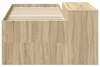 vidaXL Hochbett mit Schreibtisch für Kinder Sonoma-Eiche 90 Produktbild-Vorschau 3