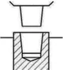 Diagram showing a chuck and a workpiece being inserted into it. Anteprima dell’immagine prodotto