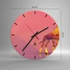 Wanduhr - Rund - Glasuhr - Giraffe modern Grafik - 40x40cm Produktbild-Vorschau 3