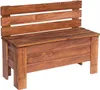 STOLMAK Gartenbox aus Holz 111 l 71x54x29 cm Braun Produktbild-Vorschau 10