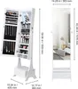 VEVOR Spiegel-Schmuckschrank, Standspiegel mit Produktbild-Vorschau 8