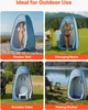 VEVOR Pop Up Duschzelt (1219 x 1219 x 2134 mm) Wasserfestes Produktbild-Vorschau 6