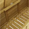 Coffre de jardin "Gana" en bois - 125 x 60 x 55 cm - Marron Voir les images du produit 5