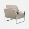 sweeek - Vintage-Sessel mit verchromtem Gestell und Produktbild-Vorschau 3