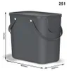 ROTHO Corbeille Albula 25l 40x23,5x34cm anthracite 1 pc. Voir les images du produit 6