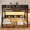 Cama alta de 90 x 200 cm, estructura de metal con Vista previa de la imagen del producto 1