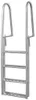 vidaXL Steg-/Poolleiter 4-stufig Aluminium 167 cm Produktbild-Vorschau 5