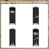 COSTWAY Badschrank schmal, Badezimmerschrank mit 2 Produktbild-Vorschau 5