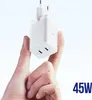 Allity ładowarka dwa USB-C 45W sieciowa GaN mocna szybka do Podgląd zdjęcia produktu 3