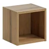 A single cube-shaped shelf unit with a wood-grain finish. Produktbild-Vorschau
