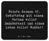Mr. & Mrs. Panda Mouse Pad Spruch 42. Geburtstag Wunder - Produktbild-Vorschau 1