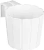 Vaso da balcone per balaustra con gancio Vaso bianco Anteprima dell’immagine prodotto 7