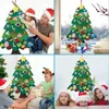 Albero di Natale in feltro con addobbi 24856 Anteprima dell’immagine prodotto 3