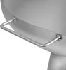A close-up view of a metal handle attached to the rim of a large, round metal bowl, likely a fire pit or cauldron. Anteprima dell’immagine prodotto