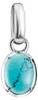 Pendentif charm en argent avec pierre de naissance du mois Voir les images du produit 4