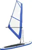vidaXL Aufblasbares SUP-Board mit Segel Set Blau und Weiß Produktbild-Vorschau 8