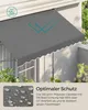 SONGMICS Klemmmarkise, Balkonmarkise, höhenverstellbar, mit Produktbild-Vorschau 5