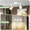 ZMH LED stropné svietidlo otočné moderné biele 2 plamene 8W Náhľad obrázku produktu 6