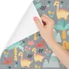 10m VLIES TAPETE Rolle Kinderzimmer Dinosaurier Blumen Produktbild-Vorschau 3