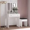 Skye Decor, Felix, make-uptafel, wit, 100% melaminecoating Productafbeelding-voorbeeld 1