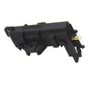 A black plastic electronic component with a gold metal connector, isolated on a white background. Produktbild-Vorschau
