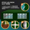 CASARIA® Tonnelle de jardin Rimini vert 3x6m avec toile Voir les images du produit 5